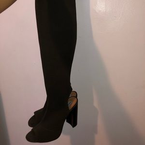 Knee high boots, worn once!